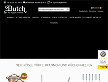 Tablet Screenshot of butch.de